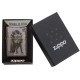 Зажигалка ZIPPO Wolf Design с покрытием Black Ice®, латунь/сталь, чёрная, глянцевая, 38x13x57 мм