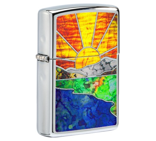 Зажигалка ZIPPO Лучшая цена с покрытием High Polish Chrome, латунь/сталь, серебристая, 38x13x57 мм