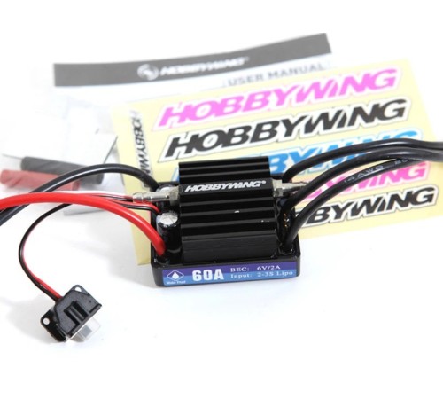 Бесколлекторный регулятор Hobbywing Seaking-60A-V3.1 (60A-360A, Boat) влагозащищённый