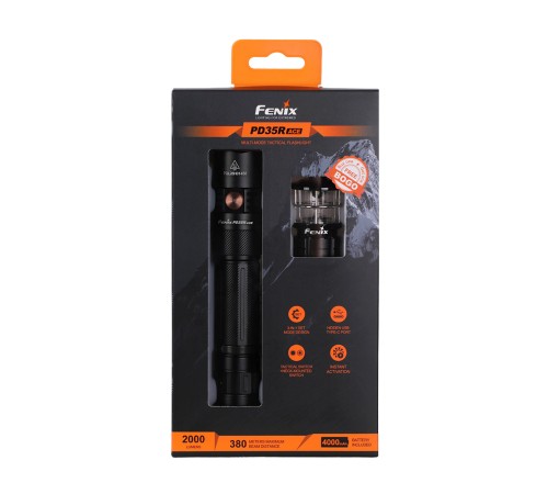 Фонарь Fenix тактический PD35R ACE + CL01 черный