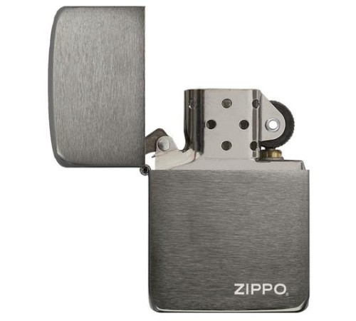 Зажигалка ZIPPO 1941 Replica ™ с покрытием Black Matte, латунь/сталь, чёрная, матовая, 38x13x57 мм