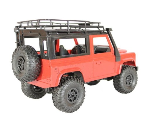 Радиоуправляемая машина MN MODEL английский внедорожник Defender (красный) 4WD 2.4G 1/12 RTR