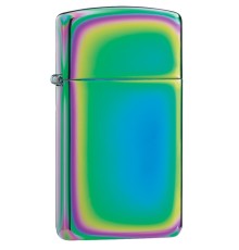 Зажигалка ZIPPO Slim® с покрытием Spectrum™, латунь/сталь, разноцветная, глянцевая, 29x10x60 мм