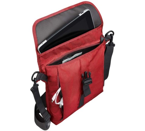 Сумка наплечная VICTORINOX Altmont™ 3.0 Flapover Bag, красная, нейлон Versatek™, 27x6x32 см, 5 л