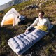 Мешок спальный Naturehike CW400 NH18C400-D с утиным пухом, размер L, серый