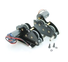 Редуктора Taigen цинковые, 4в1, 18kRPM, для танков Tiger 1 (plastic), Panther A с моторами(380)