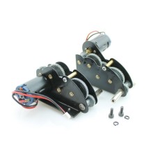 Редуктора Taigen цинковые, 4в1, 18kRPM, для танков Tiger 1 (plastic), Panther A с моторами(380)