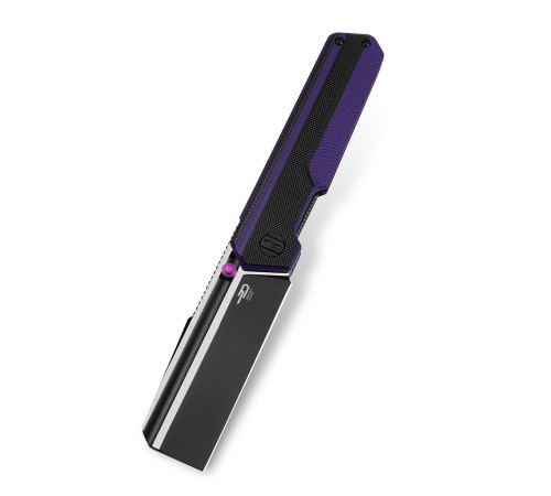 Нож Bestech Tardis сталь D2, рукоять G10 черно-фиолетовая