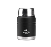 Термос Naturehike NH20SJ041  750мл (для еды) , черный, 6927595767481