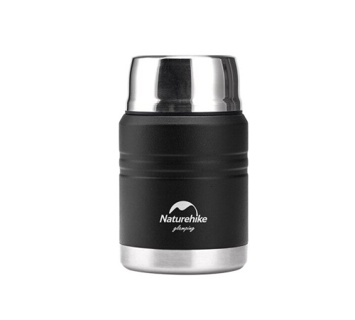 Термос Naturehike NH20SJ041  750мл (для еды) , черный, 6927595767481