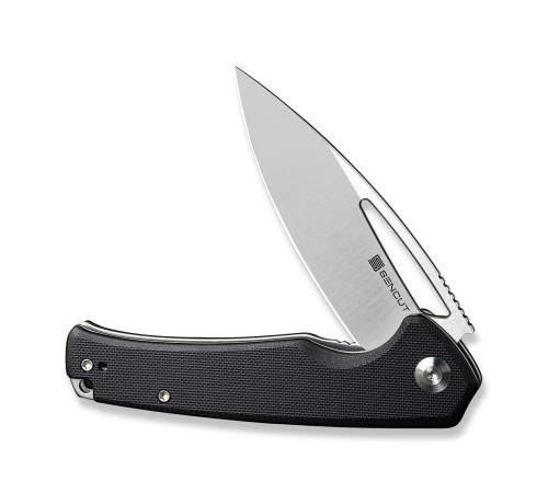 Складной нож SENCUT Mims 9Cr18MoV Steel Satin Finished Handle G10 Black