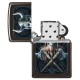 Зажигалка ZIPPO Anne Stokes с покрытием High Polish Black, латунь/сталь, чёрная, 38x13x57 мм