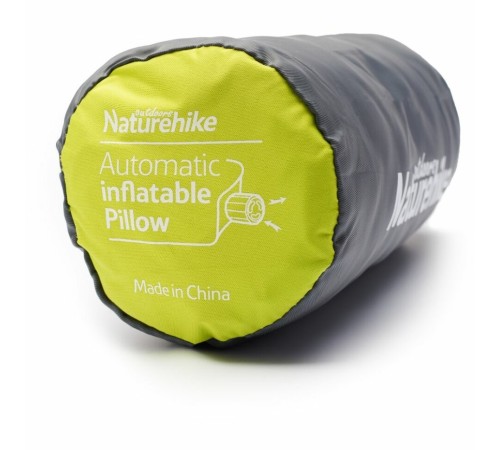 Подушка Naturehike NH17A001-L самонадувающаяся зеленая, 6927595746240