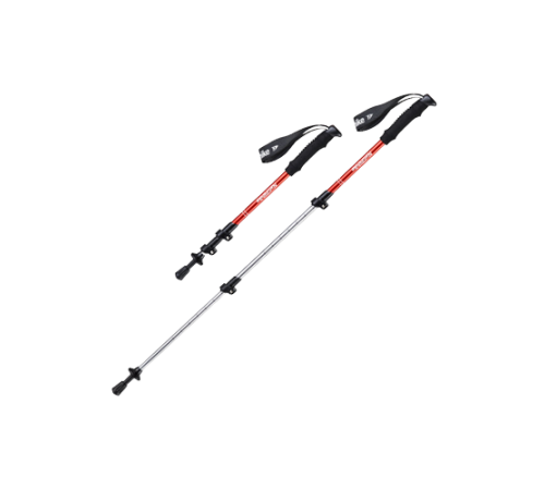 Треккинговая палка Naturehike ST01 6061 AL с 3 узлами 50-100 Red, 6927595720288