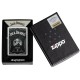 Зажигалка ZIPPO Jack Daniels® с покрытием Street Chrome, латунь/сталь, серебристая, 38x13x57 мм