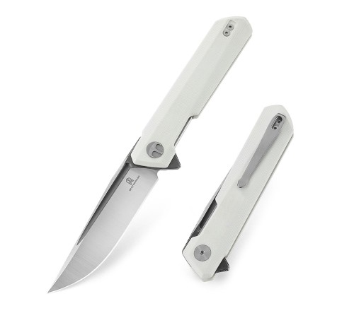 Нож Bestechman Dundee сталь D2, рукоять G10 белая