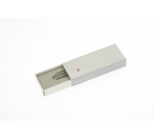 Коробка для ножей VICTORINOX 58 мм толщиной 1-2 уровня, картонная, серебристая