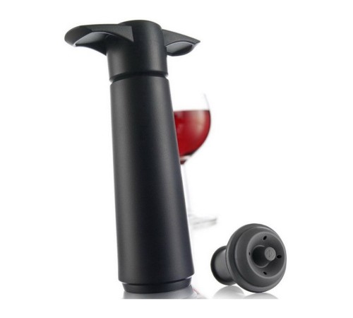Вакуумный насос для вина Vacu Vin Wine Saver Blister Black