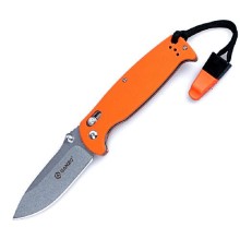 Нож Ganzo G7412-WS оранжевый, G7412-OR-WS