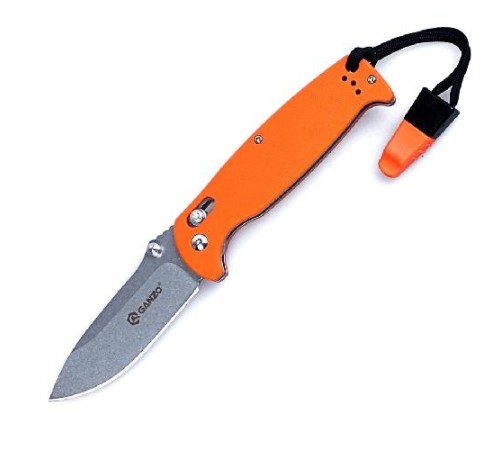 Нож Ganzo G7412-WS оранжевый, G7412-OR-WS