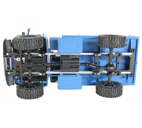 Радиоуправляемая машина MN MODEL ГАЗ-66 грузовая (синяя) 4WD 2.4G 1/16 RTR