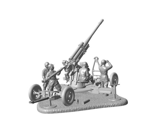 Сборные солдатики ZVEZDA Советское 85-мм зенитное орудие, 1/72
