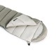 Ультралёгкий спальный мешок Naturehike CNK2350WS023 M400 хлопковый с капюшоном весна осень зеленый, молния слева