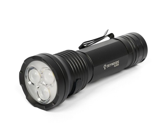 Ручной фонарь SKYWOODS MYSTIC, 3000 люмен, USB-Type C, холодный свет, IP67