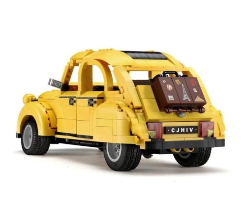 Конструктор CADA ретроавтомобиль Citroen 2CV 1/12 (1238 деталей)