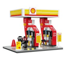 Конструктор CaDA автозаправочная станция Shell (305 деталей)
