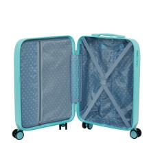 Чемодан TORBER В Отпуск, бирюзовый, ABS-пластик, 41 х 25 х 61 см, 48 л, 2,7 кг
