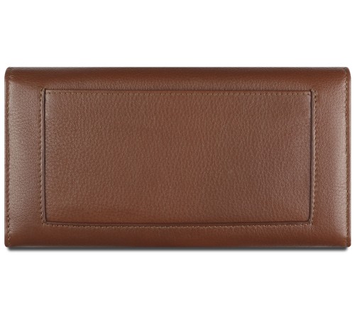 Кошелёк женский BUGATTI Lady Top, коньячный, натуральная воловья кожа, 20х2,5х10,5 см