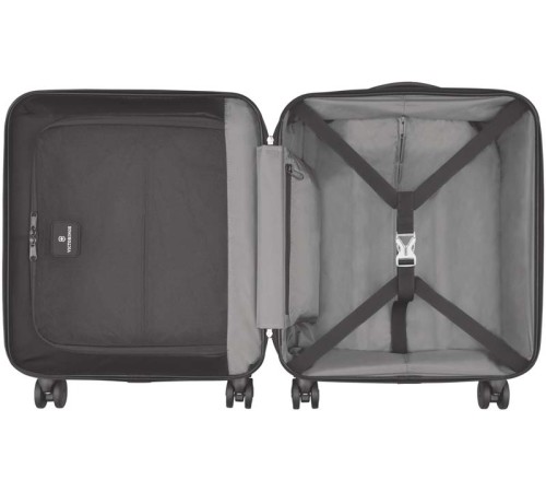 Чемодан VICTORINOX Spectra™ 2.0, чёрный, поликарбонат Bayer, 42x24x55 см, 42 л