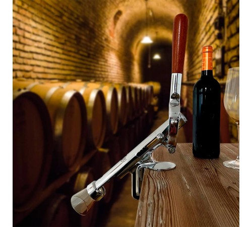 Штопор настольный для вина Boj Table-Mounted Corkscrew Chrome plated