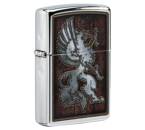 Зажигалка ZIPPO Лучшая цена с покрытием High Polish Chrome, латунь/сталь, серебристая, 38x13x57 мм