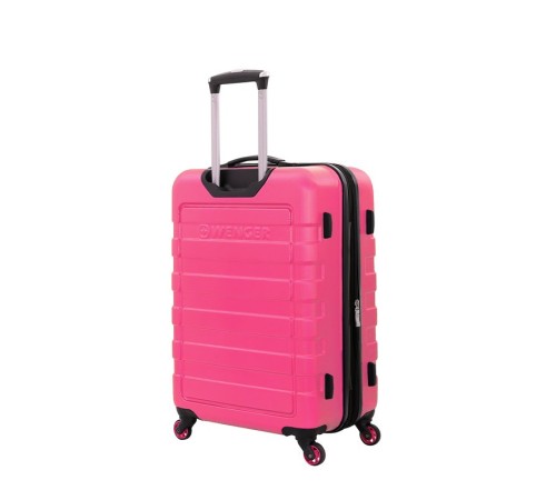 Чемодан WENGER TRESA, розовый, АБС-пластик, 46x27x66 см, 66 л