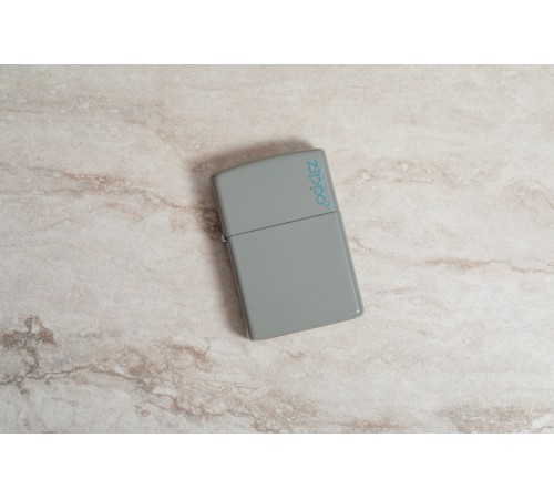 Зажигалка ZIPPO Classic с покрытием Flat Grey, латунь/сталь, серая, матовая, 38x13x57 мм