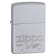 Зажигалка ZIPPO Classic с покрытием Satin Chrome™, латунь/сталь, серебристая, матовая, 38x13x57 мм