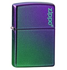 Зажигалка ZIPPO Classic с покрытием Iridescent, латунь/сталь, фиолетовая, матовая, 38x13x57 мм