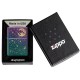 Зажигалка ZIPPO Starry Sky с покрытием Iridescent, латунь/сталь, фиолетовая, матовая, 38x13x57 мм