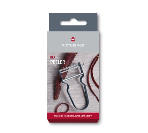 Овощечистка VICTORINOX REX, поворотное лезвие из нержавеющей стали, цвет черники