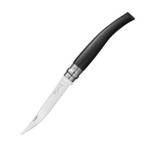 Нож филейный Opinel №10, нержавеющая сталь, рукоять эбеновое дерево, картонная коробка, 001708