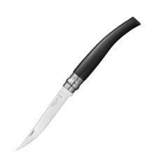 Нож филейный Opinel №10, нержавеющая сталь, рукоять эбеновое дерево, картонная коробка, 001708