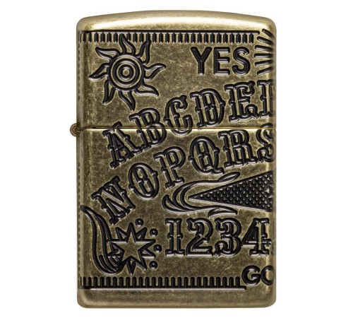 Зажигалка ZIPPO Armor™ с покрытием Antique Brass, латунь/сталь, медная, матовая, 38x13x57 мм