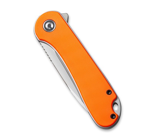 Складной нож CIVIVI Elementum D2 Steel Satin Finished Handle G10 Orange