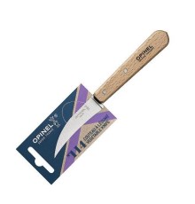 Нож для чистки овощей Opinel №114, деревянная рукоять, нержавеющая сталь, блистер, 001923