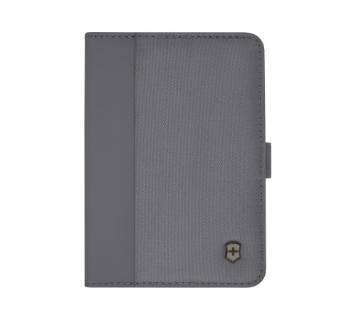 Обложка для паспорта VICTORINOX Travel Essentials, с защитой от сканирования RFID, серая, полиэстер, 11x1x15 см