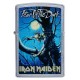 Зажигалка ZIPPO Iron Maiden с покрытием Street Chrome™, латунь/сталь, серебристая, 38x13x57 мм