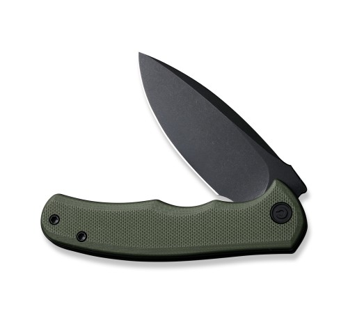 Складной нож CIVIVI Mini Praxis D2 Steel Black Stonewashed OD Handle G10 Green
