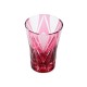 Стакан TAJIMA GLASS Звездные грани 240 мл, золотисто-красный